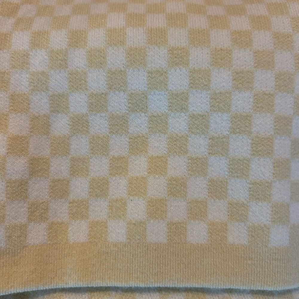 Rylee + Cru Checker Set in Yellow. Bottoms size XS and Top size S - Picture 13 of 13